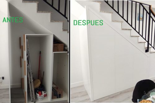 Mueble bajo escalera